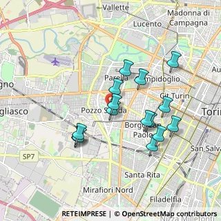Mappa Via Monte Ortigara, 10141 Torino TO, Italia (1.64867)