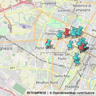 Mappa Via Monte Ortigara, 10141 Torino TO, Italia (2.483)