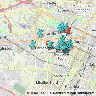 Mappa Via Monte Ortigara, 10141 Torino TO, Italia (1.363)