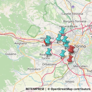 Mappa Via Camillo Benso Cavour, 10091 Rivoli TO, Italia (6.1)