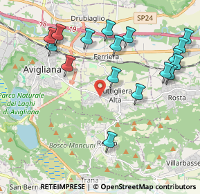 Mappa Via Monte Cuneo, 10090 Buttigliera Alta TO, Italia (2.33059)