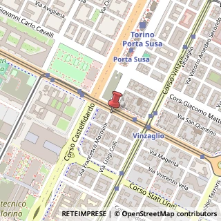 Mappa Via Francesco Morosini,  4, 10128 Torino, Torino (Piemonte)