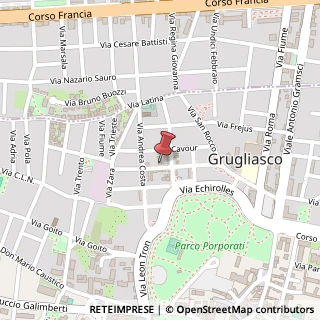 Mappa Via Verdi, 36, 10095 Grugliasco, Torino (Piemonte)