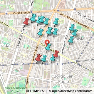 Mappa Corso Peschiera, Torino TO (0.447)