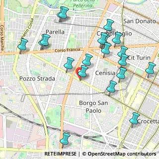 Mappa Corso Peschiera, Torino TO (1.1995)