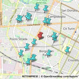Mappa Corso Peschiera, Torino TO (1.0815)
