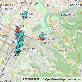 Mappa Via Sciolze, 10132 Torino TO, Italia (2.48625)