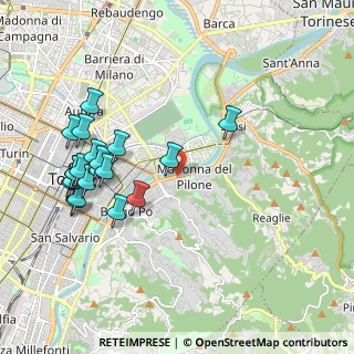 Mappa Via Sciolze, 10132 Torino TO, Italia (2.191)