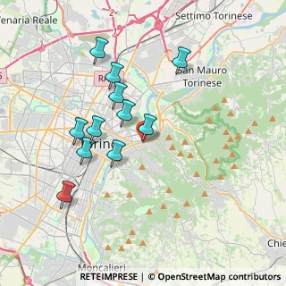 Mappa Via Castiglione, 10132 Torino TO, Italia (3.48364)
