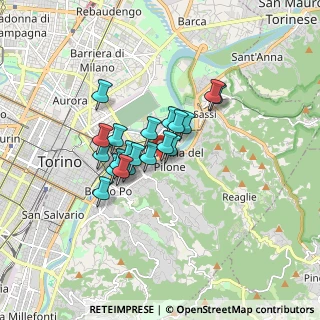 Mappa Via Castiglione, 10132 Torino TO, Italia (1.165)