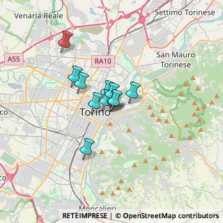 Mappa Via Vanchiglia, 10124 Torino TO, Italia (2.00727)