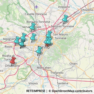 Mappa Via Vanchiglia, 10124 Torino TO, Italia (7.31333)