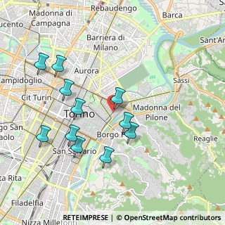 Mappa Via Vanchiglia, 10124 Torino TO, Italia (1.94636)
