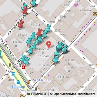 Mappa Via Giulia di Barolo, 10124 Torino TO, Italia (0.04286)