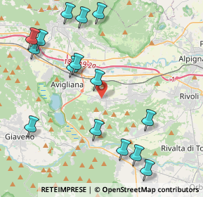 Mappa Via Avigliana, 10090 Buttigliera Alta TO, Italia (4.982)