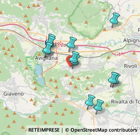 Mappa Via Avigliana, 10090 Buttigliera Alta TO, Italia (3.54)
