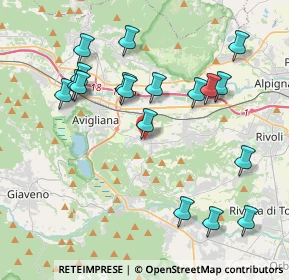 Mappa Via Avigliana, 10090 Buttigliera Alta TO, Italia (4.25222)