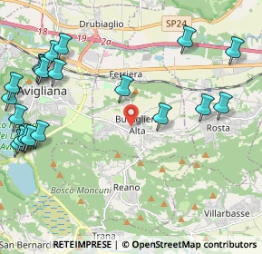 Mappa Via Avigliana, 10090 Buttigliera Alta TO, Italia (2.877)