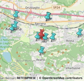 Mappa Via Avigliana, 10090 Buttigliera Alta TO, Italia (1.75455)
