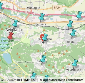 Mappa Via Avigliana, 10090 Buttigliera Alta TO, Italia (2.94333)