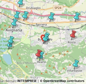 Mappa Via Avigliana, 10090 Buttigliera Alta TO, Italia (2.44714)