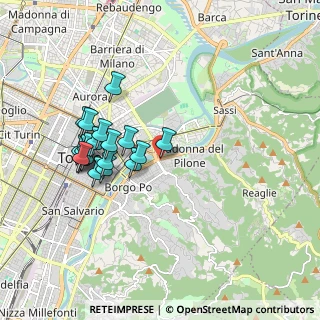Mappa Piazza Francesco Borromini, 10132 Torino TO, Italia (1.7485)
