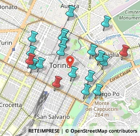 Mappa Via Conte, 10125 Torino TO, Italia (0.9095)