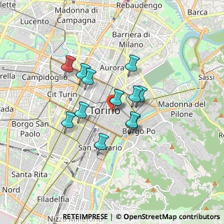 Mappa Via Conte, 10125 Torino TO, Italia (1.315)