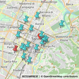 Mappa Via Conte, 10125 Torino TO, Italia (1.9)