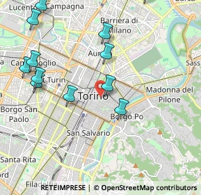Mappa Via Conte, 10125 Torino TO, Italia (2.40583)