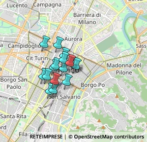 Mappa Via Conte, 10125 Torino TO, Italia (1.14813)