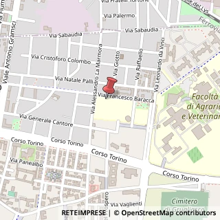 Mappa Via Francesco Baracca, 80, 10095 Grugliasco, Torino (Piemonte)