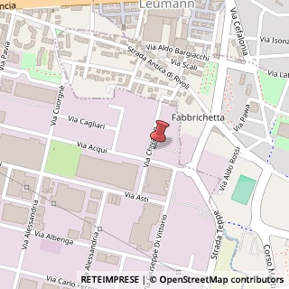 Mappa Via Chivasso, 11, 10098 Rivoli, Torino (Piemonte)
