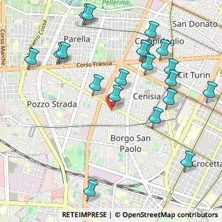 Mappa Via Fabbriche, 10141 Torino TO, Italia (1.2415)