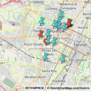 Mappa Via Fabbriche, 10141 Torino TO, Italia (1.82313)