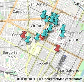 Mappa Via Luigi Leonardo Colli, 10128 Torino TO, Italia (0.7535)