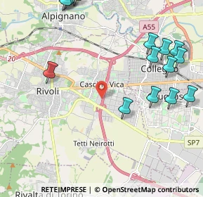 Mappa 10090 Rivoli TO, Italia (2.78867)
