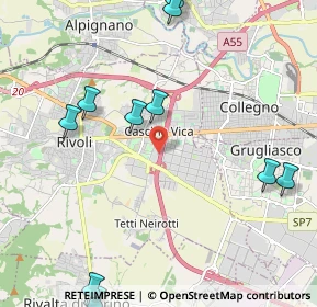Mappa 10090 Rivoli TO, Italia (2.78273)