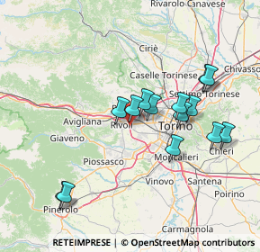 Mappa 10090 Rivoli TO, Italia (13.89214)