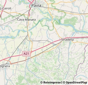 Mappa 27042 Bressana Bottarone PV, Italia (6.8955)