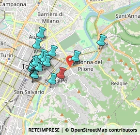 Mappa To 10131, 10132 Torino TO, Italia (1.799)