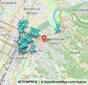 Mappa To 10131, 10132 Torino TO, Italia (1.896)