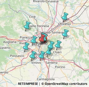 Mappa To 10131, 10132 Torino TO, Italia (9.23533)