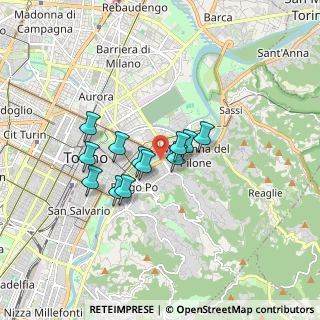 Mappa Corso Casale, 10134 Torino TO, Italia (1.27)