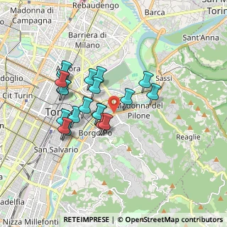 Mappa Corso Casale, 10134 Torino TO, Italia (1.537)