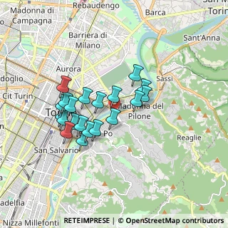 Mappa Corso Casale, 10134 Torino TO, Italia (1.4885)