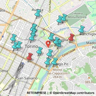 Mappa Via Po 45 Torino, 10123 Torino TO, Italia (0.974)