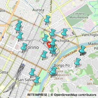 Mappa Via Po 45 Torino, 10123 Torino TO, Italia (1.055)