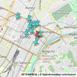 Mappa Via Po 45 Torino, 10123 Torino TO, Italia (0.65818)