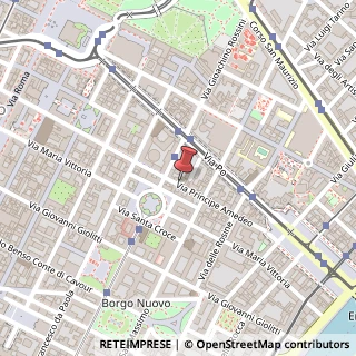 Mappa Via Principe Amedeo, 25, 10123 Torino, Torino (Piemonte)